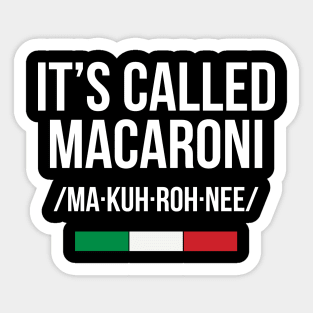 It's called Pasta Macaroni Sticker